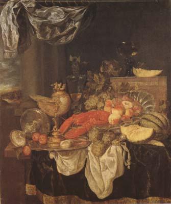 BEYEREN, Abraham van Still Life with Lobster (mk08)